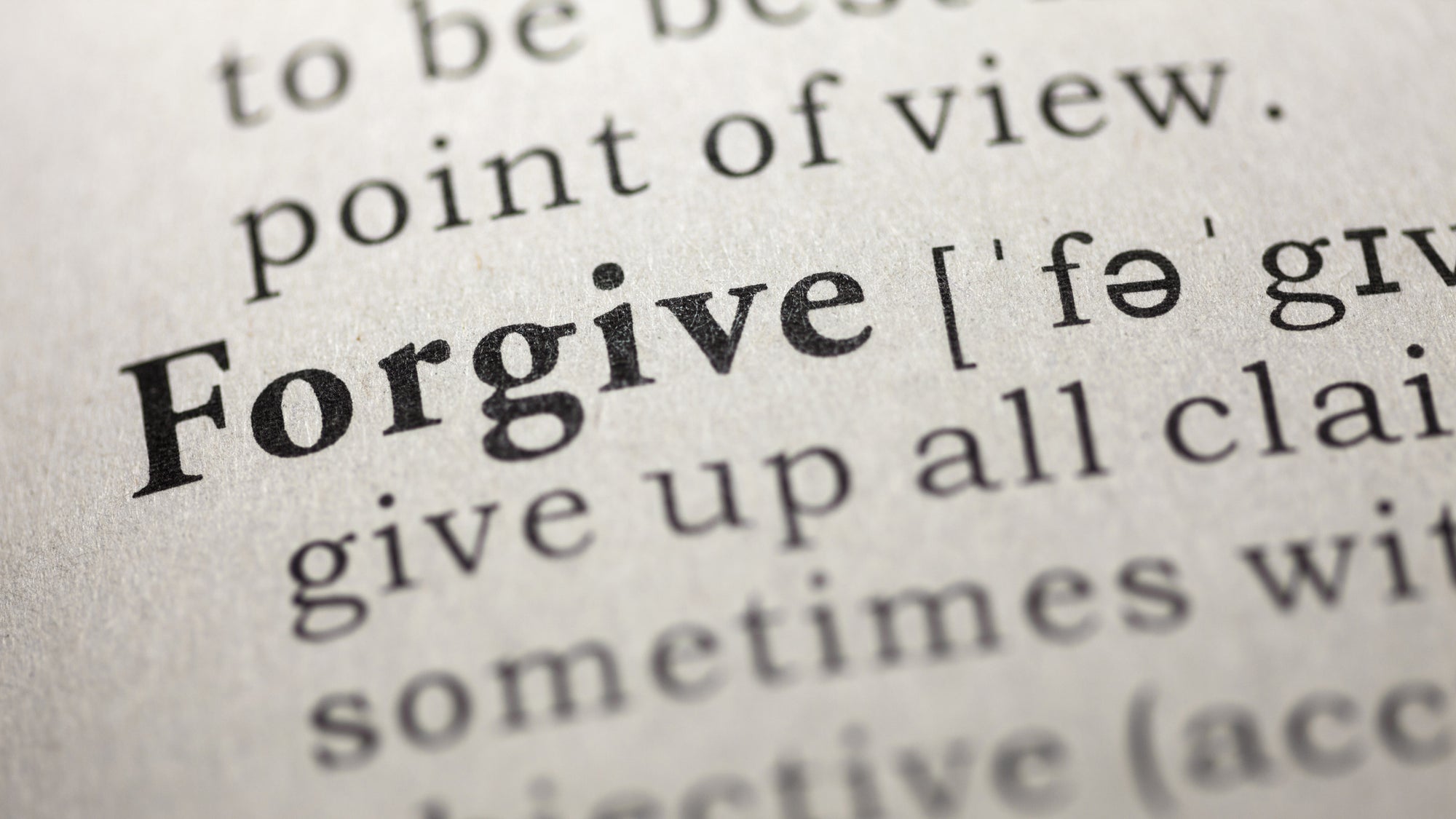 Tackling the Problems about Forgiveness