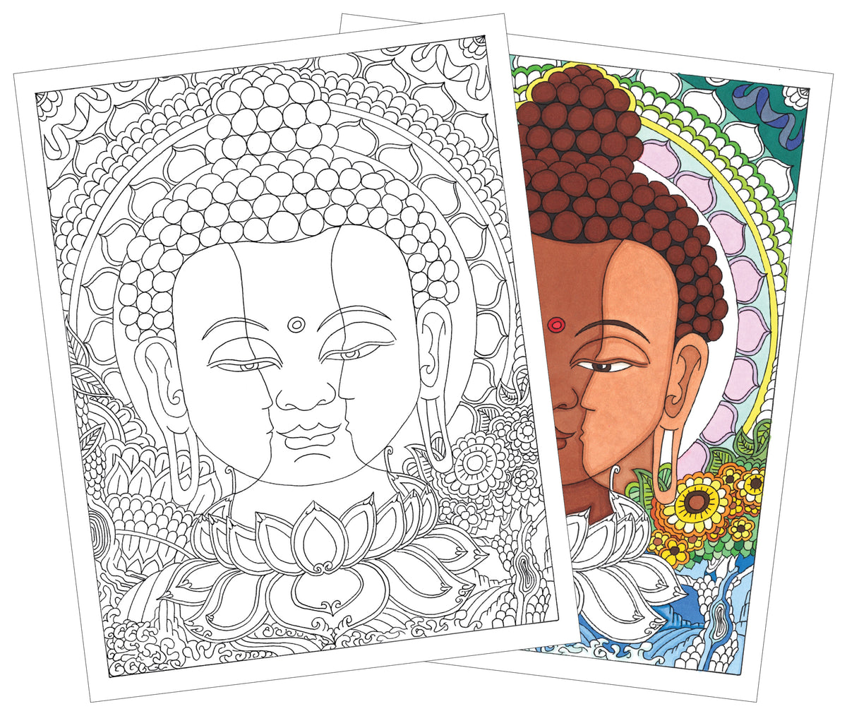 Color Me Buddha: Express Yourself to De-Stress Yourself