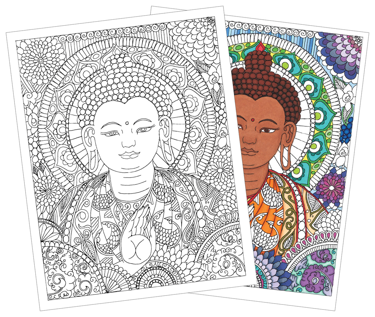 Color Me Buddha: Express Yourself to De-Stress Yourself