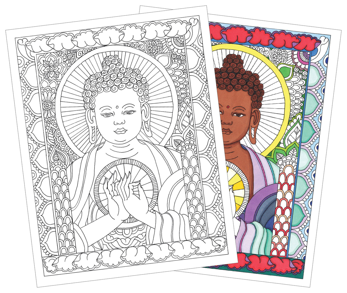 Color Me Buddha: Express Yourself to De-Stress Yourself