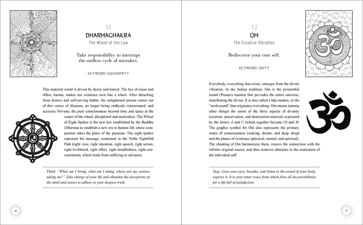 The Power of Symbols: Sacred Images for Meditation, Divination, and Coloring