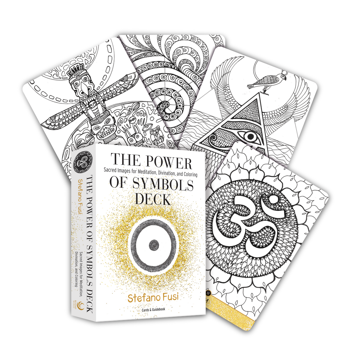 The Power of Symbols Deck: Sacred Images for Meditation, Divination, and Coloring (A 41-Card Deck &amp; Guidebook)