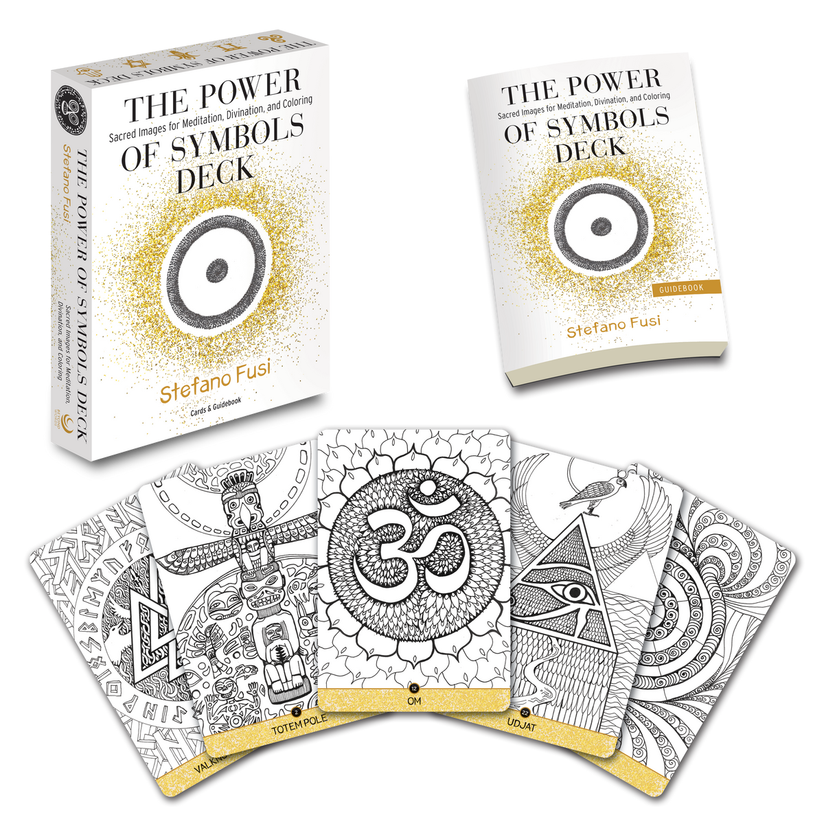 The Power of Symbols Deck: Sacred Images for Meditation, Divination, and Coloring (A 41-Card Deck &amp; Guidebook)