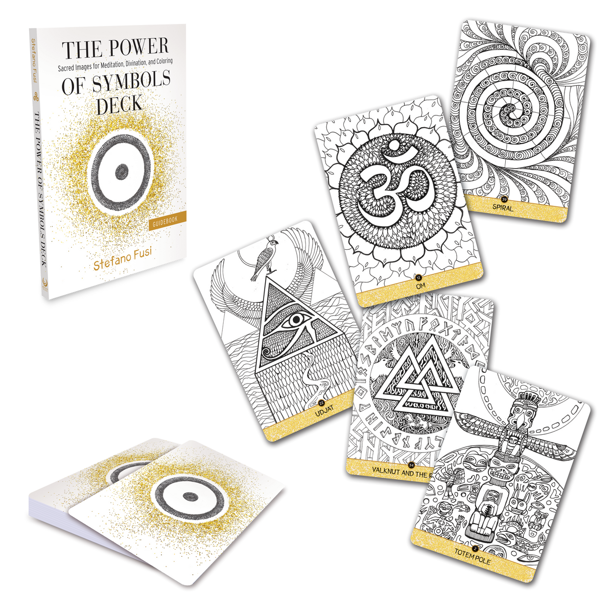 The Power of Symbols Deck: Sacred Images for Meditation, Divination, and Coloring (A 41-Card Deck &amp; Guidebook)