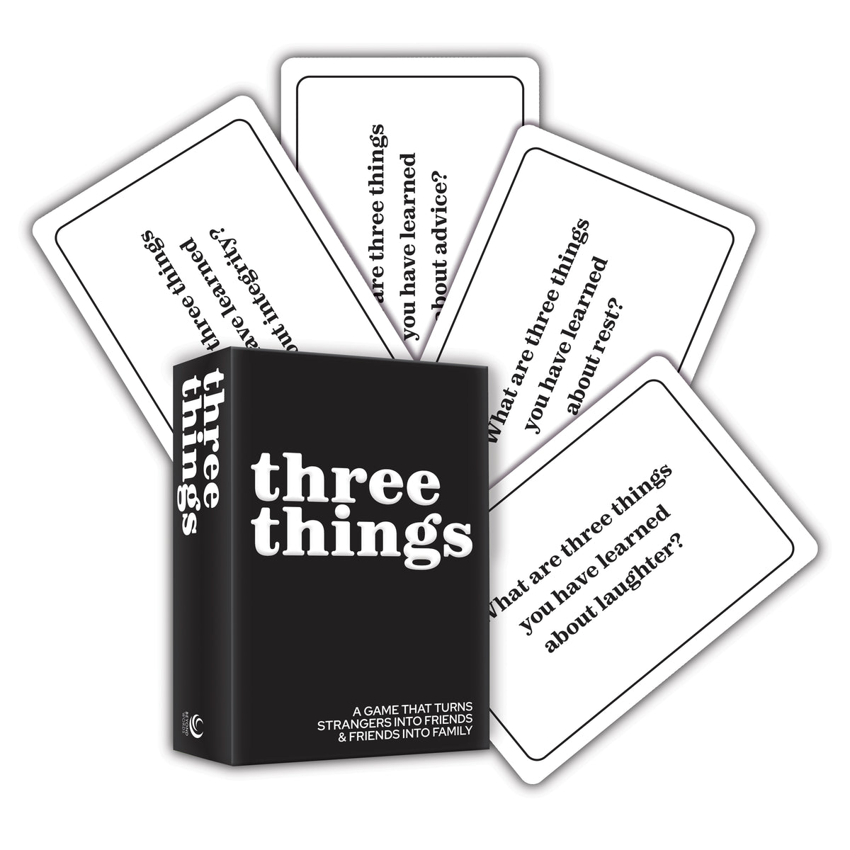 Three Things: A Game That Turns Strangers into Friends and Friends into Family