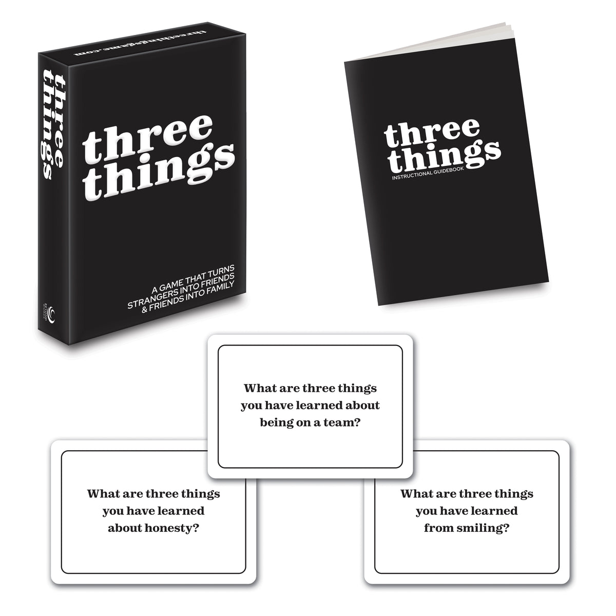 Three Things: A Game That Turns Strangers into Friends and Friends into Family