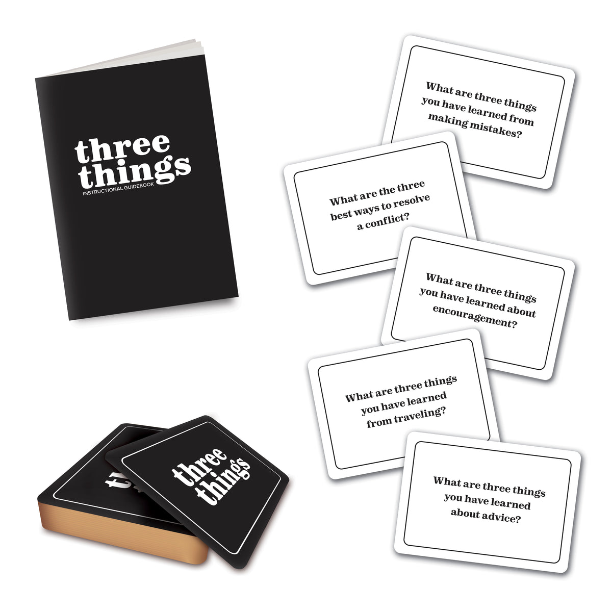 Three Things: A Game That Turns Strangers into Friends and Friends into Family