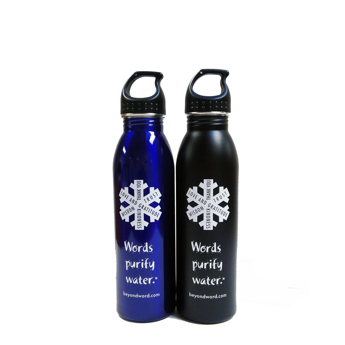 &quot;Words Purify Water&quot; Stainless Steel Water Bottle