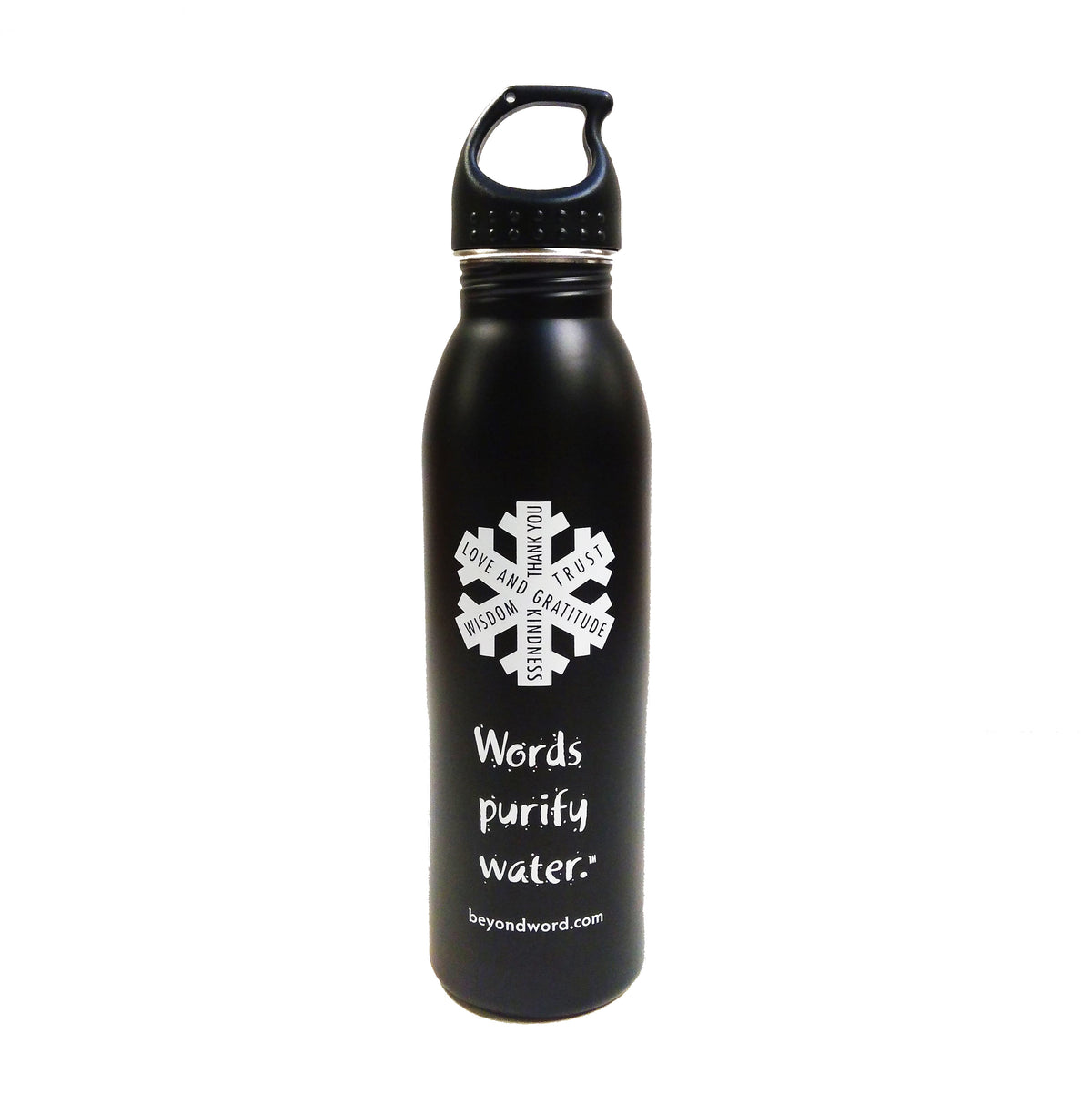&quot;Words Purify Water&quot; Stainless Steel Water Bottle