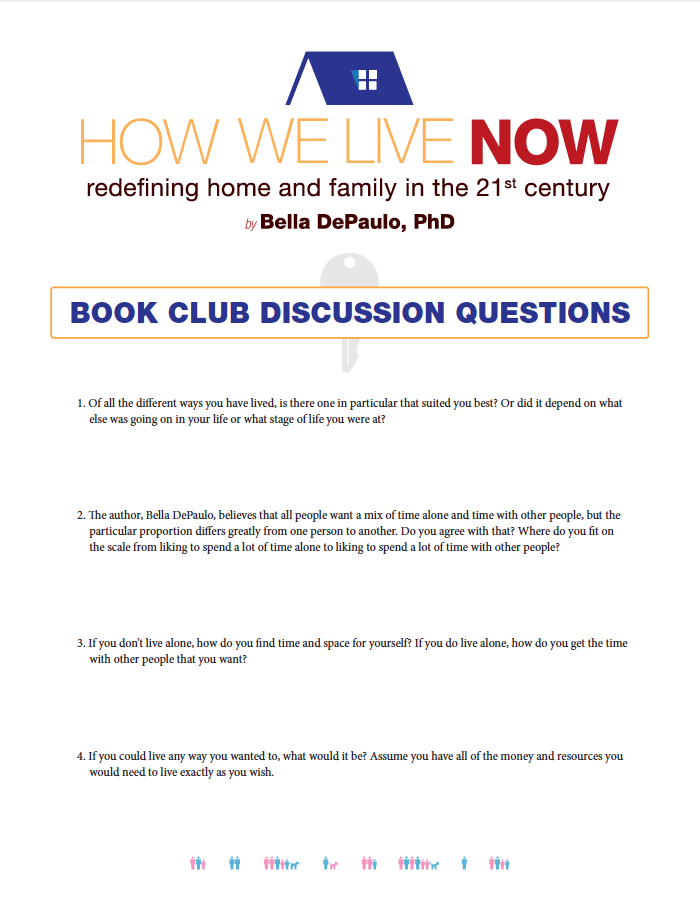 How We Live Now Discussion Guide